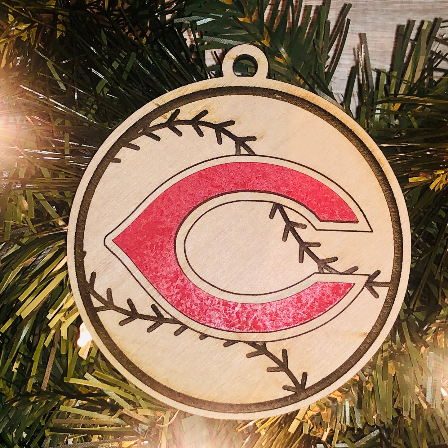 Logo C Baseball Ornament